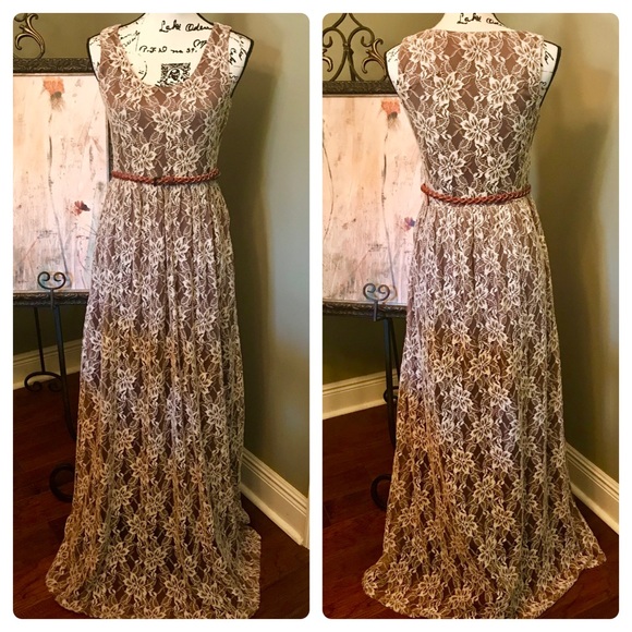 A'Reve Dresses & Skirts - A’reve Lace Maxi Dress